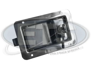 Klamka drzwi wpuszczana 140x90x34 mm kpl