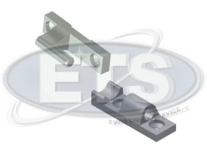 Zawias do burty aluminiowej L-90 kpl z podkładką